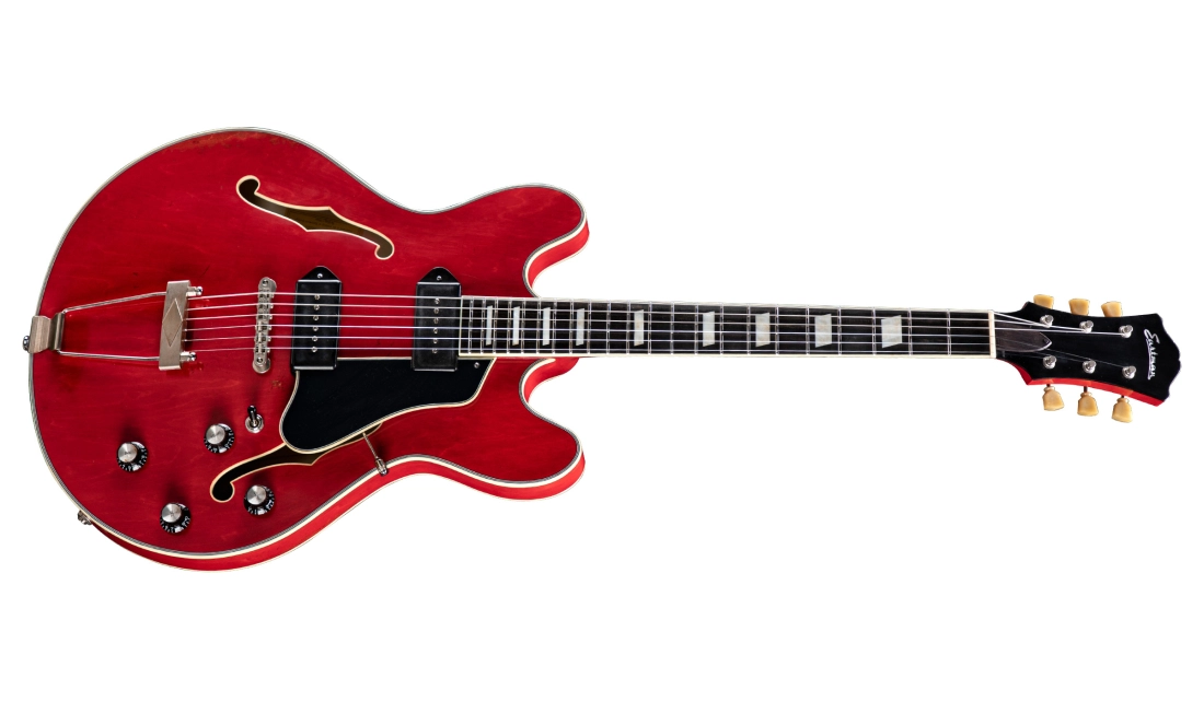 Guitare électrique T64/V-T thinline à corps creux (fini Antique Varnish Red)