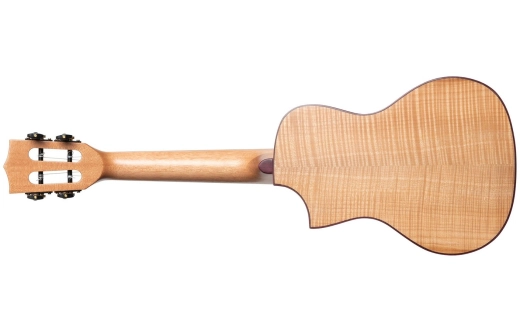 Solid Flame Maple Tenor Cutaway Ukulele