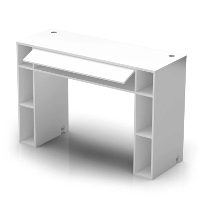 Glorious - Modular Mix Station with Vinyl Storage - White