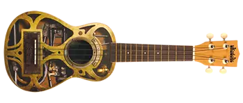 Ukadelic Soprano Ukulele - Steam Punk