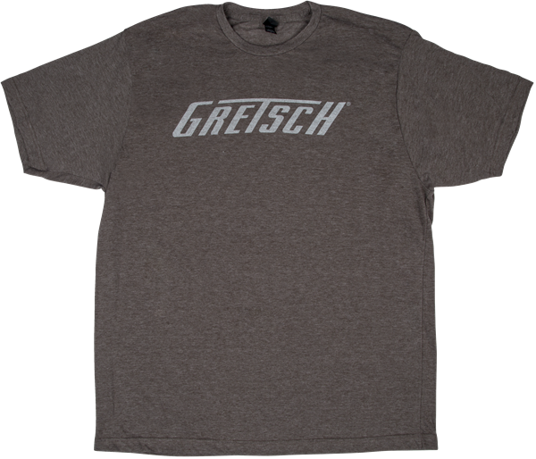Gretsch Logo T-Shirt, Heather Gray - XL