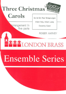 Brass Wind Publications - Three Christmas Carols Harvey Quintette de cuivres Partition de chef et partitions