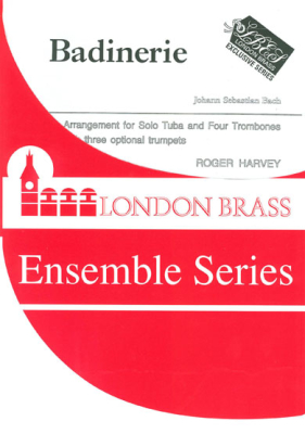 Badinerie - Bach/Harvey - Solo Tuba/4 Trombones - Score/Parts