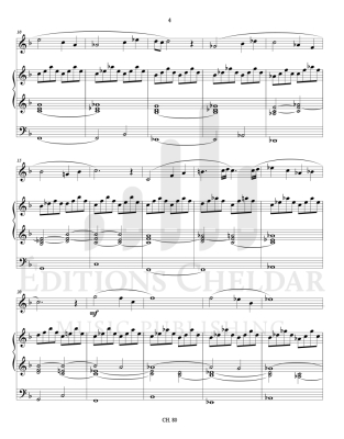 Sonate III pour saxophone alto et orgue - Bedard - Alto Saxophone/Organ - Sheet Music