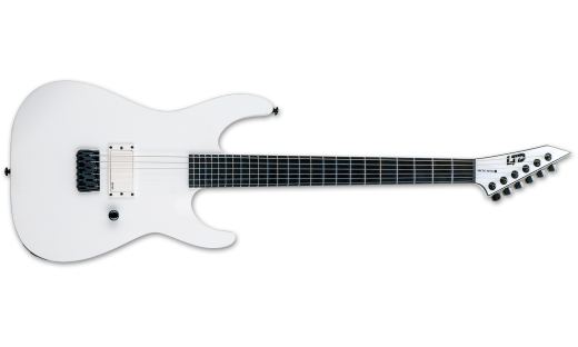 ESP Guitars - LTD M-HT Artic Metal Electric Guitar - Snow White Satin