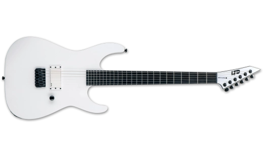 LTD M-HT Artic Metal Electric Guitar - Snow White Satin