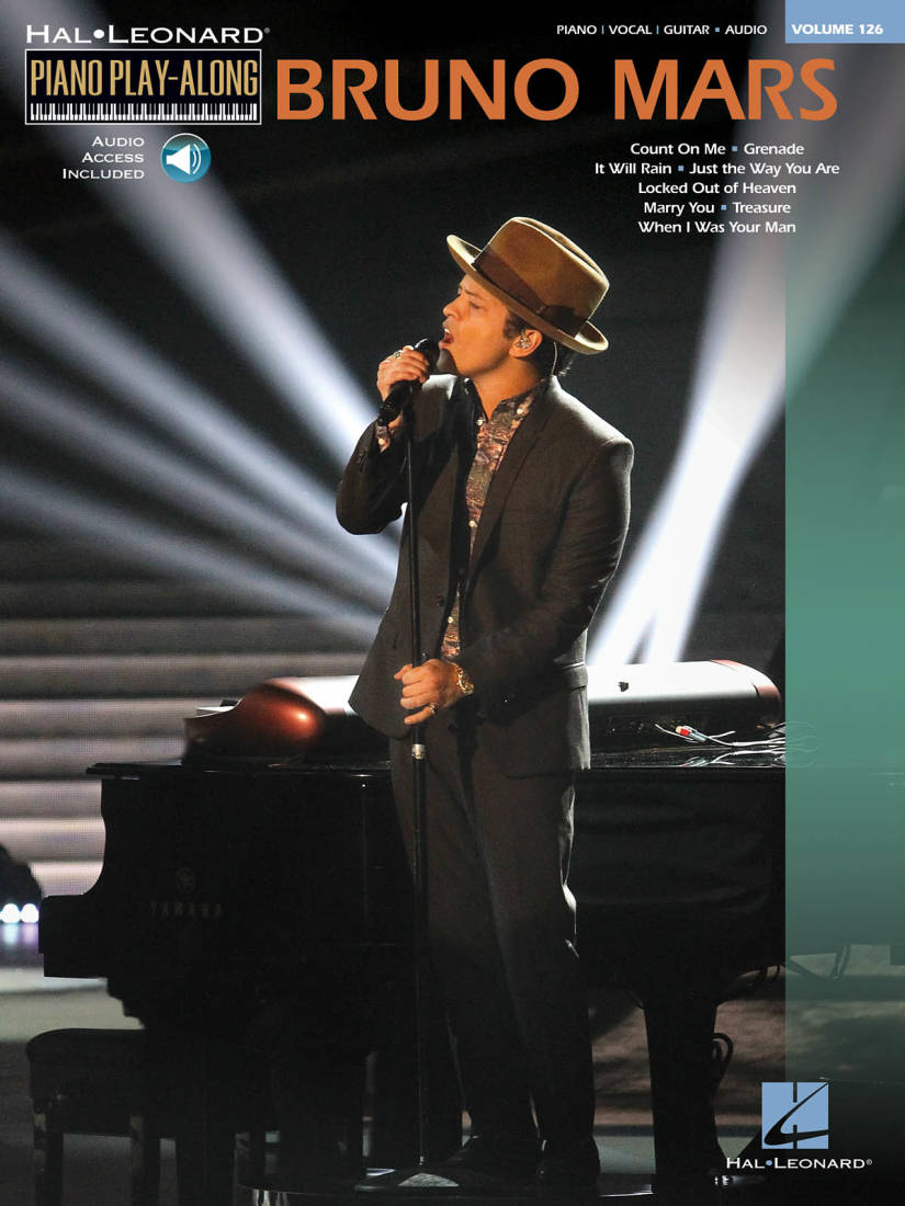 Bruno Mars: Piano Play-Along Volume 126 - Piano/Vocal/Guitar - Book/CD