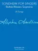Hal Leonard - Sondheim For Singers - Sondheim\/Walters - Belter\/Mezzo-Soprano Voice\/Piano - Book