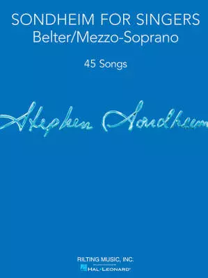 Sondheim For Singers - Sondheim/Walters - Belter/Mezzo-Soprano Voice/Piano - Book