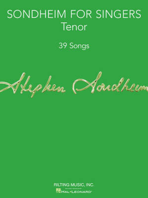 Sondheim For Singers - Sondheim/Walters - Tenor Voice/Piano - Book