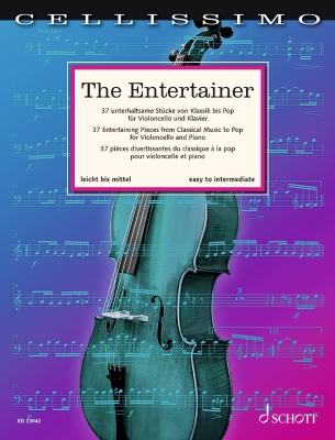 The Entertainer: 37 Entertaining Pieces from Classical Music to Pop - Mohrs/Ellis - Cello/Piano - Book