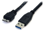 StarTech - SuperSpeed USB 3.0 Cable A to Micro B,1.5 ft