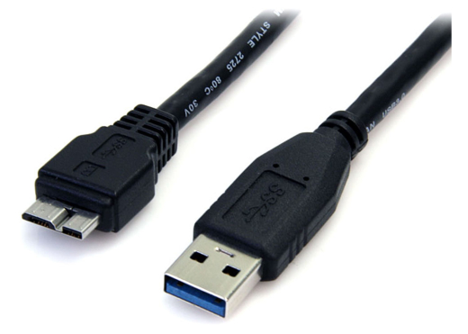 SuperSpeed USB 3.0 Cable A to Micro B,1.5 ft