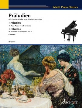 Preludes: 40 Piano Pieces from 5 Centuries - Twelsiek - Piano - Book