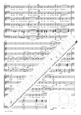 Elegischer Gesang (Elegiac Song), Op.118 - Beethoven/Wolf - Vocal Score