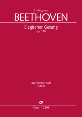 Carus Verlag - Elegischer Gesang (Elegiac Song), Op.118 - Beethoven/Wolf - Orchestral Parts Set
