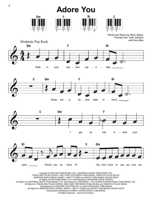 Chart Hits: Super Easy Piano - Easy Piano - Book