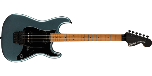 Squier - Contemporary Stratocaster HH FR, Roasted Maple Fingerboard - Gunmetal Metallic