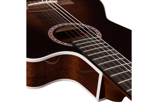 Arena Pro CW Nylon String Acoustic/Electric Guitar - Bourbon Burst