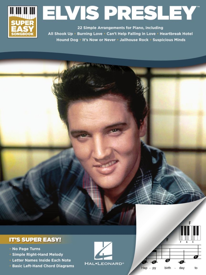 Elvis Presley: Super Easy Piano - Easy Piano - Book