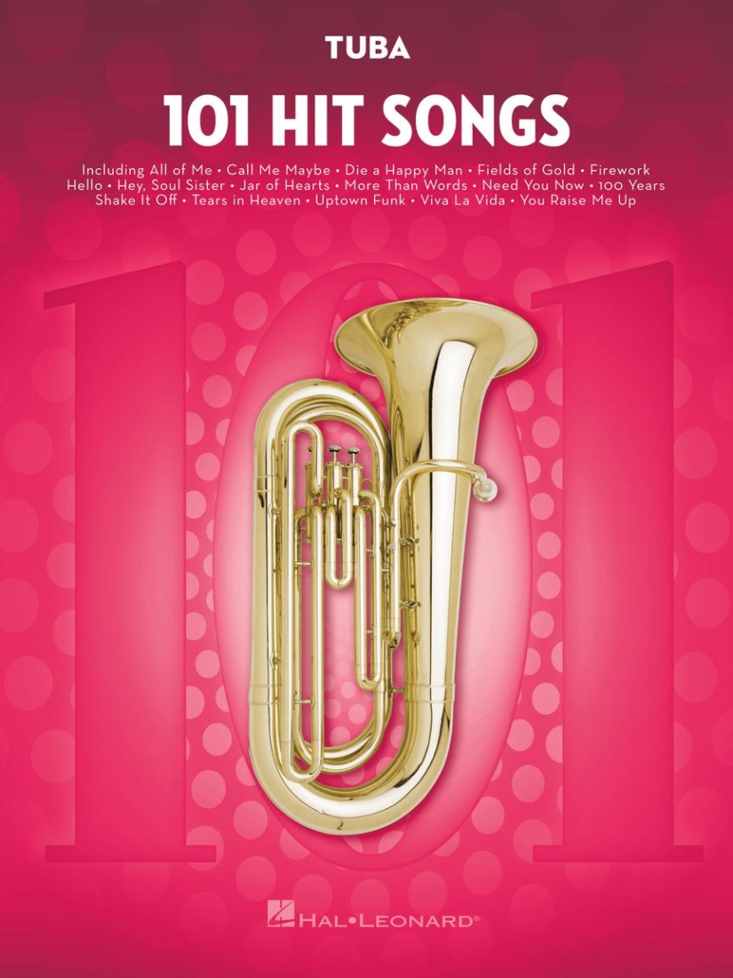 101 Hit Songs for Tuba - Book