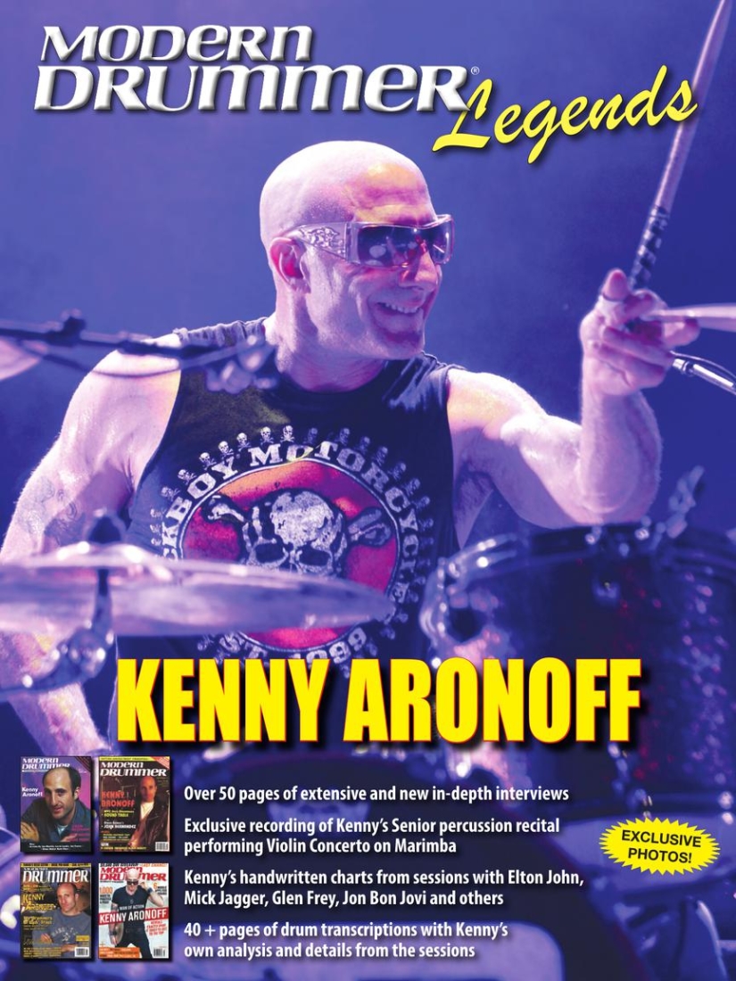 Modern Drummer Legends: Kenny Aronoff - Drum Set - Book/Audio Online