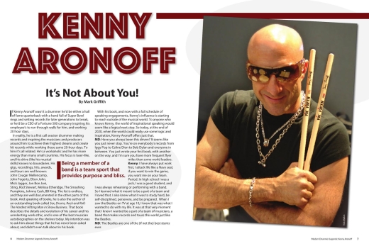 Modern Drummer Legends: Kenny Aronoff - Drum Set - Book/Audio Online