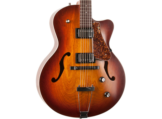 5th Avenue CW Kingpin II HB Hollowbody Guitar - Cognac Burst