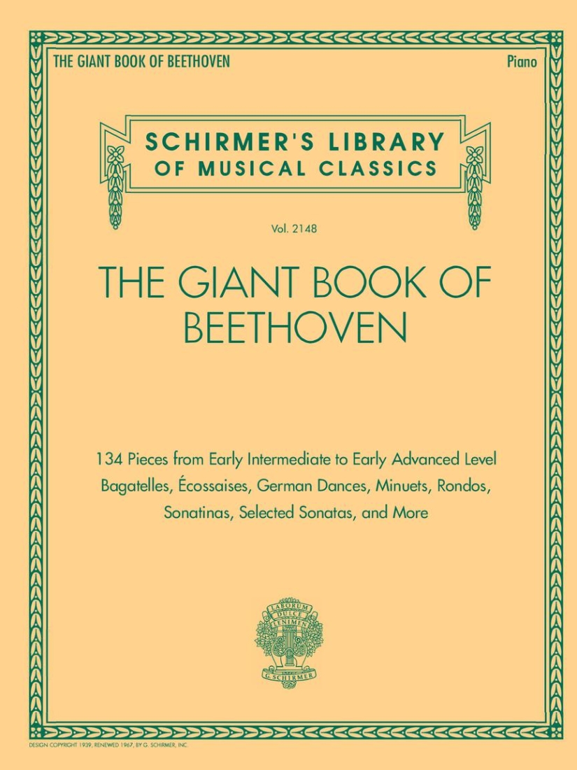 The Giant Book of Beethoven: Short Works and Selected Sonatas - Beethoven - Piano - Book
