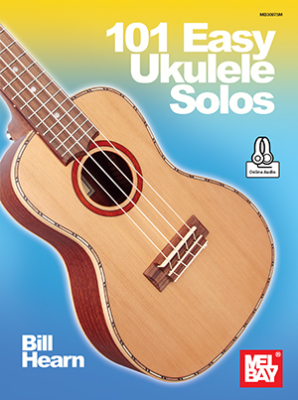Mel Bay - 101 Easy Ukulele Solos - Hearn - Ukulele TAB - Book/Audio Online