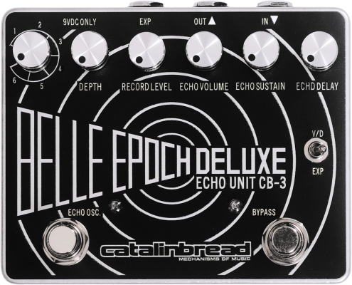 Catalinbread - Belle Epoch Deluxe Tape Echo - Black & Silver