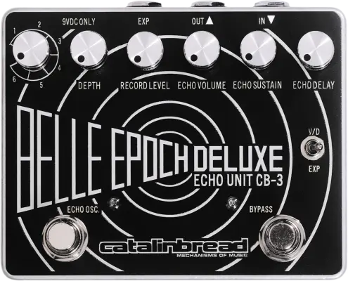 Catalinbread - Belle Epoch Deluxe Tape Echo - Black & Silver