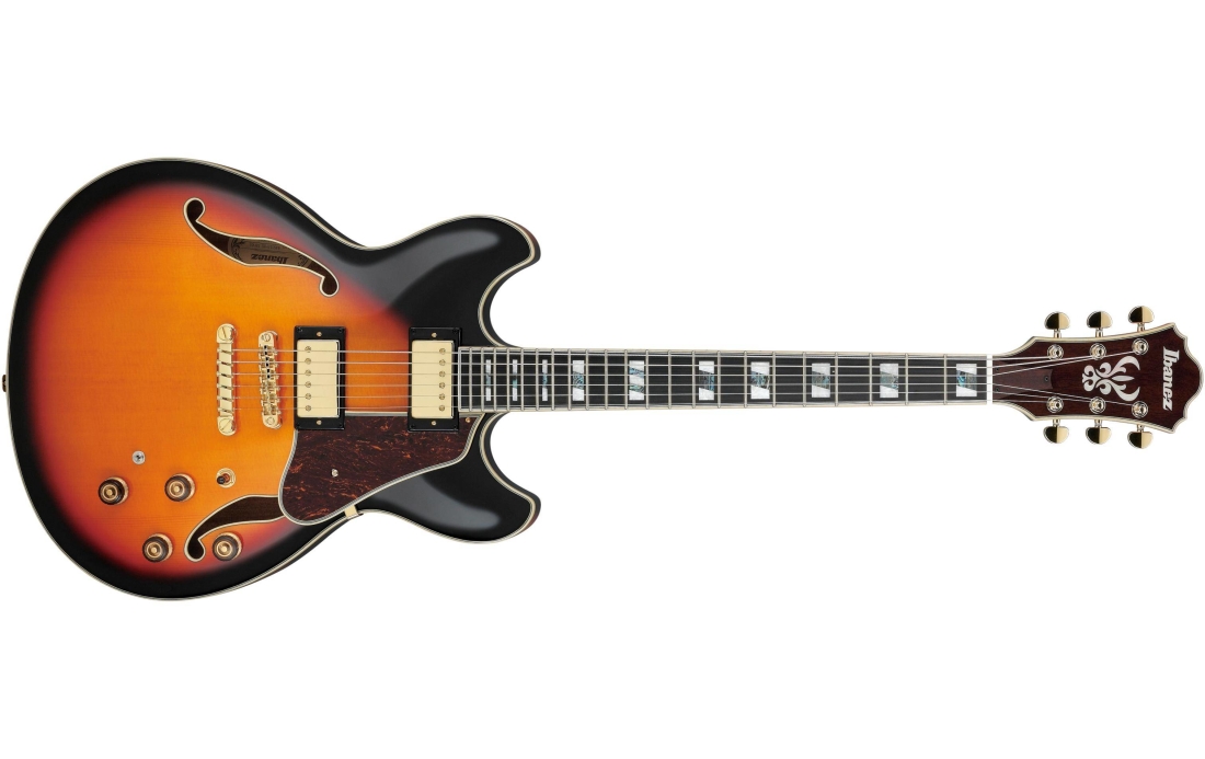 AS113 Artstar Hollowbody Electric Guitar - Brown Sunburst