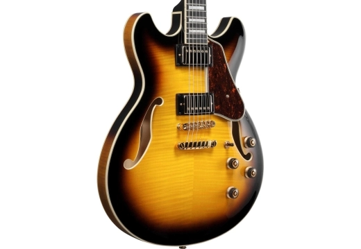 AS93FM Artcore Expressionist Hollowbody Electric Guitar - Antique Yellow Sunburst