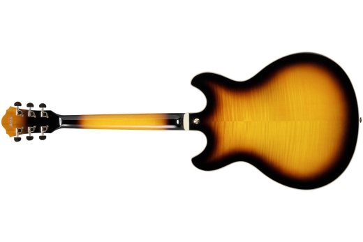 AS93FM Artcore Expressionist Hollowbody Electric Guitar - Antique Yellow Sunburst