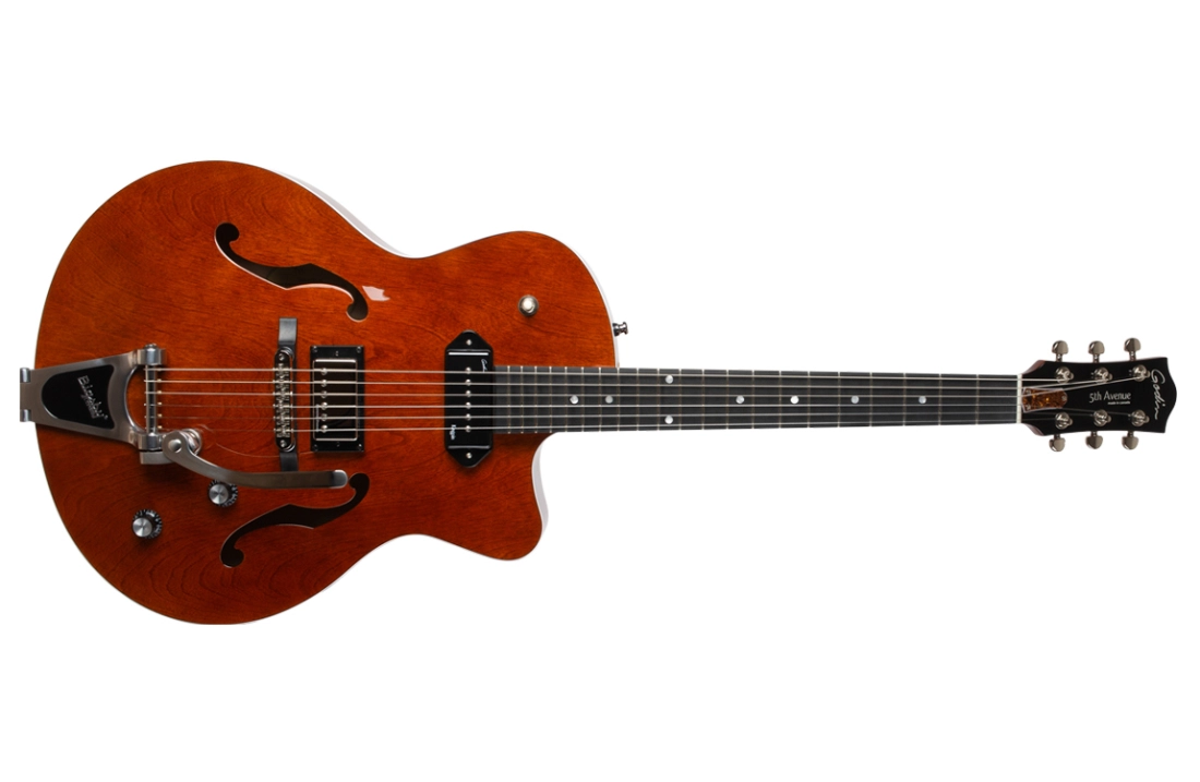 5th Avenue Uptown Custom Hollowbody Guitar - Havana Brown