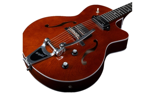 5th Avenue Uptown Custom Hollowbody Guitar - Havana Brown