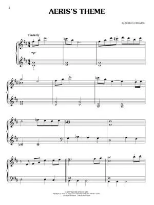 Final Fantasy - Easy Piano - Book