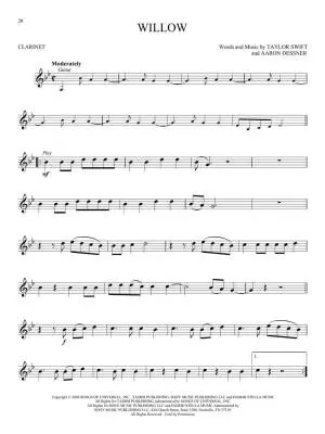 Hit Songs: Instrumental Play-Along - Clarinet - Book/Audio Online