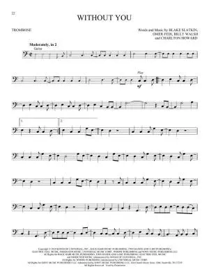 Hit Songs: Instrumental Play-Along - Trombone - Book/Audio Online