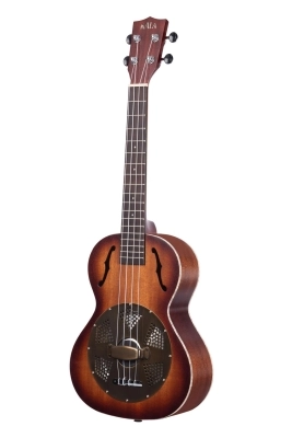 Resonator Tenor Ukulele with Brass Cover