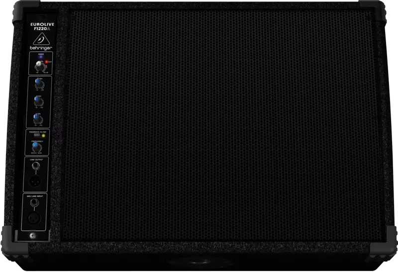 Active 125 Watt Floor Monitor Speaker System - 12 inch