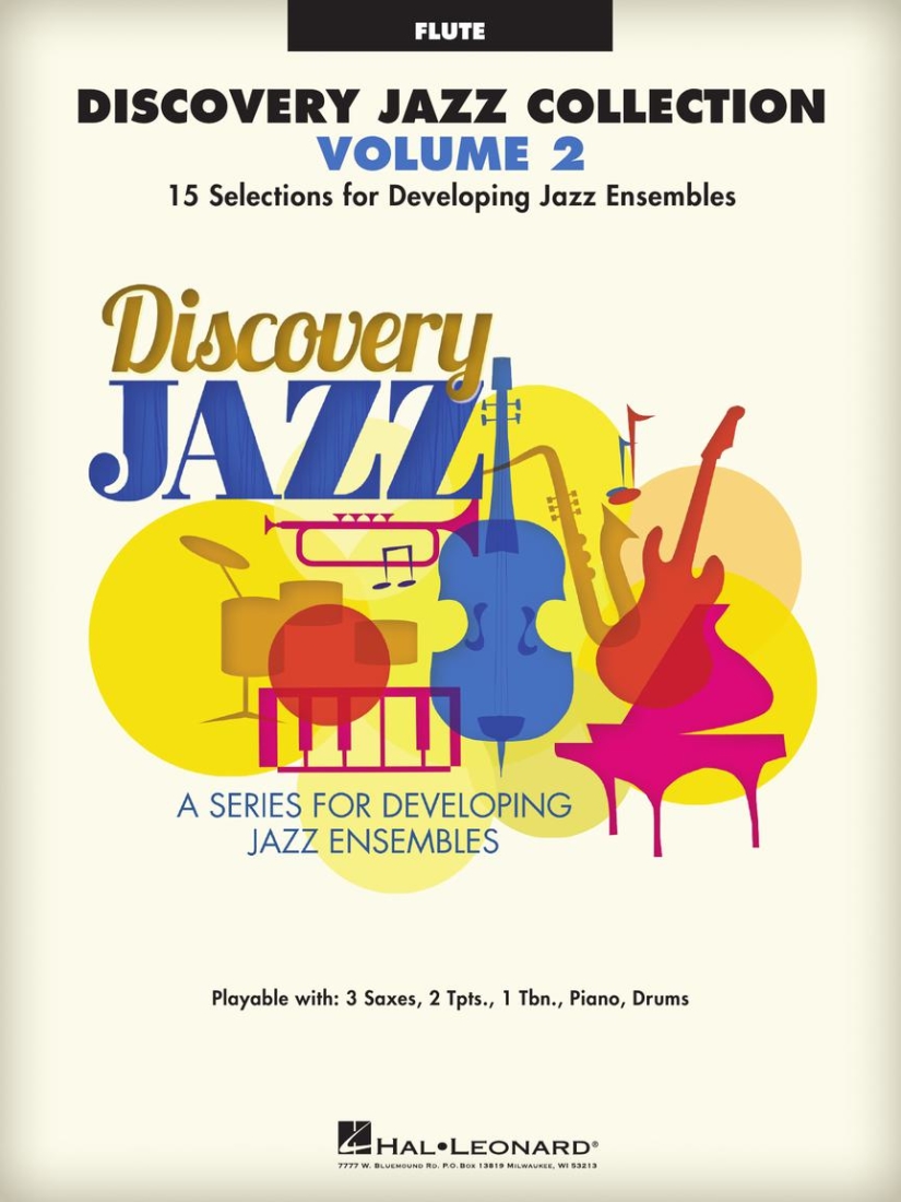 Discovery Jazz Collection, Volume 2 - Stitzel /Sweeney /Murtha /Berry - Flute - Book
