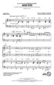Moon River - Mercer/Mancini/Shaw - SATB
