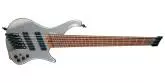 Ibanez - EHB Ergonomic Headless Bass, 6-String Multi scale w\/Bag - Metallic Gray Matte