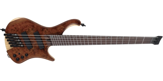 EHB Ergonomic Headless Bass, 5-String Multi scale w/Bag - Natural Mocha Low Gloss