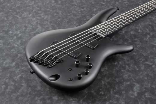 SR Iron Label 5-String Multiscale Electric Bass - Black Flat