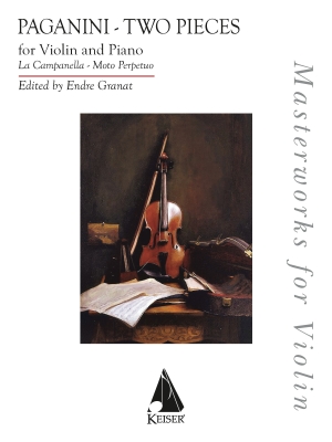 Two Pieces: La Campanella, Op.7 and Moto Perpetuo, Op.11 - Paganini/Granat - Violin/Piano - Book