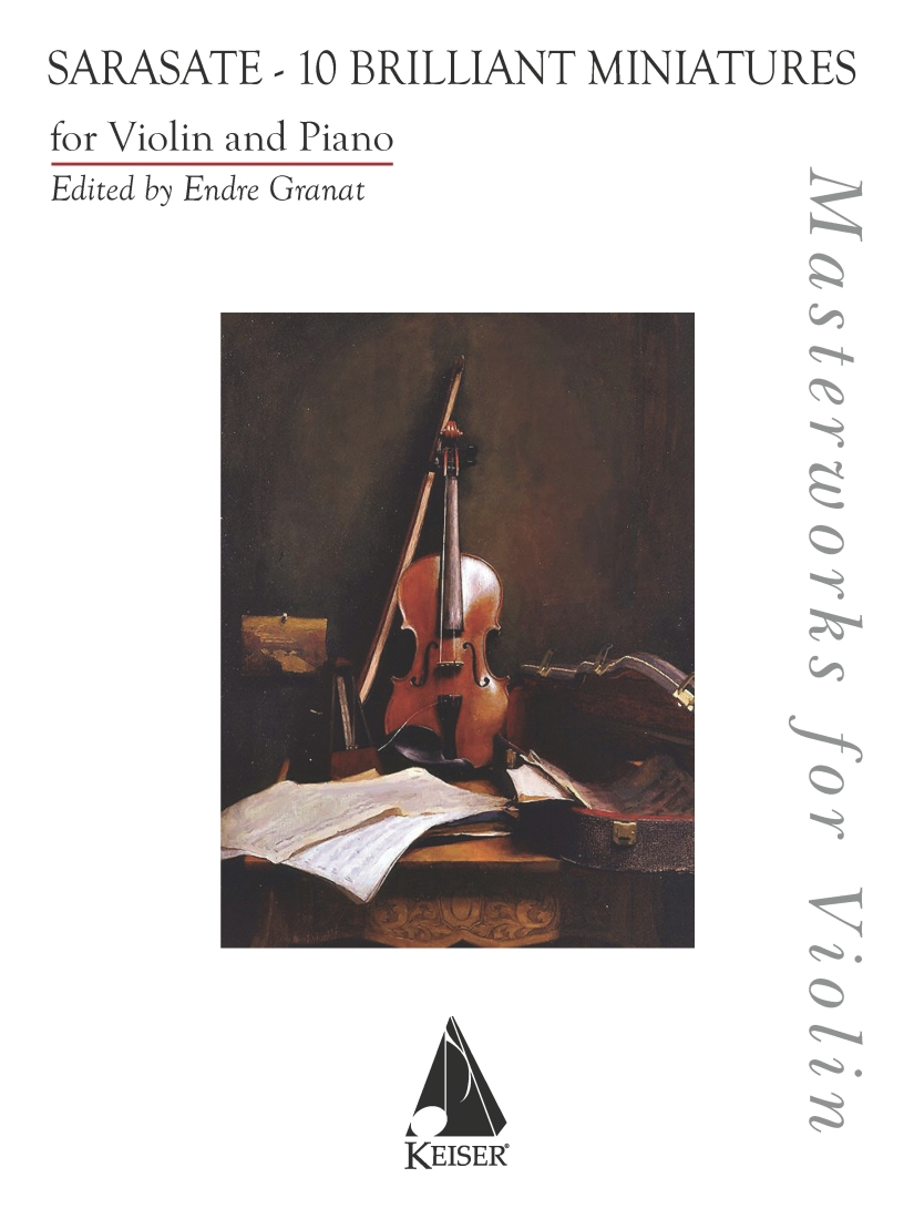 10 Brilliant Miniatures - Sarasate/Granat - Violin/Piano - Book