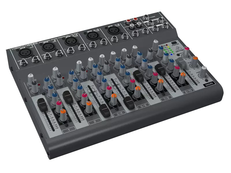 10 Input Live Mixer w/XENYX Mic Preamps